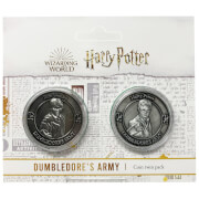 Image of Harry Potter Dumbledore Army Collectible Coin Set : Harry and Ron