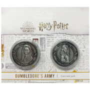 Image of Harry Potter Dumbledore Army Collectible Coin Set : Hermione And Ginny
