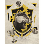 Image of Harry Potter Art Print : Hufflepuff Crest