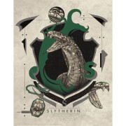 Image of Harry Potter Art Print : Slytherin Crest