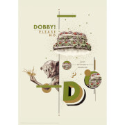 Image of Harry Potter Premium Limited Edition Art Print : Dobby No!
