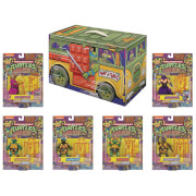 Image of Playmates TMNT Retro Rotocast PX 6 Piece Action Figure Set - SDCC Exclusive
