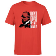 Image of The Godfather I Dont Apologize Men's T-Shirt - Red - XS - Red