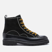 Image of PS Paul Smith Men's Buhl Leather Lace Up Boots - Black - UK 8