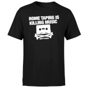 Home Taping Is Killing Music White Men's T-Shirt - Black - XS - Noir