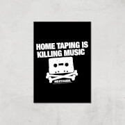 Home Taping Is Killing Music Giclee Art Print - A3 - Print Only