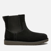 Image of UGG Men's Campout Suede Chelsea Boots - Black - UK 7