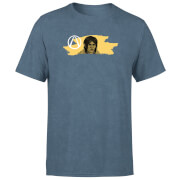 Borderlands 3 Juno Paintbrush Unisex T-Shirt - Navy Acid Wash - XS - Navy Acid Wash
