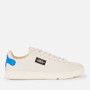 Image of Superdry Men's Vintage Tennis Trainers - Off White/Cobalt - UK 7