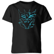 Image of Transformers Decepticon Glitch Kids' T-Shirt - Black - 3-4 Years - Black