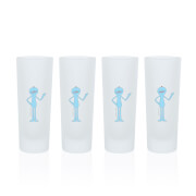 Mr Meeseeks Shot Glasses - Set of 4