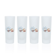 Rick And Morty Shot Glasses - Set of 4