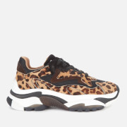 Image of Ash Women's Addict Chunky Running Style Trainers - Black/Tan - UK