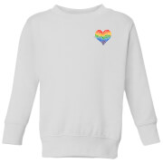 Miss Greedy Love Has No Gender Kids' Sweatshirt - White - 3-4 ans - Blanc