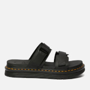 Image of Dr. Martens Men's Chilton Hydro Leather Sandals - Black - UK 8