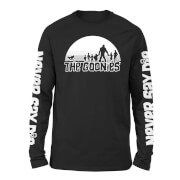 Image of The Goonies Never Say Die Unisex Long Sleeve T-Shirt - Black - XS - Black