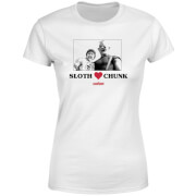Image of The Goonies Sloth Love Chunk Women's T-Shirt - White - XS - White