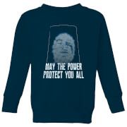 Image of Power Rangers May The Power Protect You Kids' Sweatshirt - Navy - 3-4 Years - Navy
