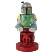 Figurine Cable Guys Star Wars Boba Fett 20 cm Support Chargeur Édition Limitée (40e anniversaire) Zavvi Exclusive