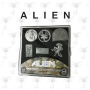 Alien Pin Badge Set