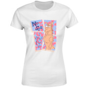 Image of Ren & Stimpy No Sir I Don't Like It! Women's T-Shirt - White - XS - White