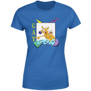 Image of CatDog 90s Style Women's T-Shirt - Royal Blue - XS - royal blue