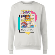 Image of Rugrats Est. 1999 Women's Sweatshirt - White - XS - White