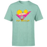 Image of Hey Arnold Move It Football Head Unisex T-Shirt - Mint Acid Wash - XS - Mint Acid Wash