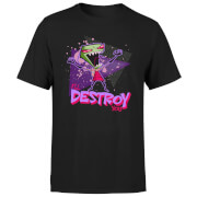 Image of Invader Zim I'll Destroy You Men's T-Shirt - Black - XS - Black