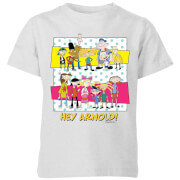 Image of Hey Arnold Guys & Girls Kids' T-Shirt - Grey - 3-4 Years - Grey
