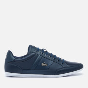 Image of Lacoste Men's Chaymon Bl 1 Leather Low Profile Trainers - Navy/White - UK 7
