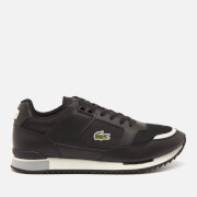 Image of Lacoste Men's Partner Piste 01201 Running Style Trainers - Black/Grey - UK 7