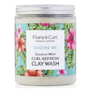Flora & Curl Coconut Mint Curl Refresh Clay Wash 260g