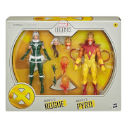 Image of Hasbro Marvel Legends X-Men Rogue and Pyro Action Figures 2 Pack