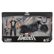 Image of Hasbro Marvel Legends The Punisher with Motorcycle Action Figure