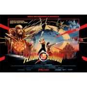 Image of Flash Gordon Gold Foil Limited Edition Lithograph by Matt Ferguson