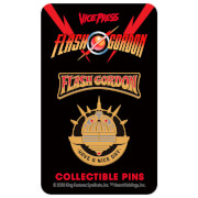 Flash Gordon Limited Edition Hard Enamel Pin Set 2 by Florey