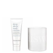 

this works Deep Sleep Heavenly Candle and Deep Sleep Body Cocoon Relaxation Bundle