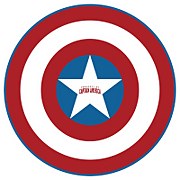 Image of Marvel Captain America Shield Microfiber Beach Towel