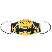 Yellow Oni Face Mask - L