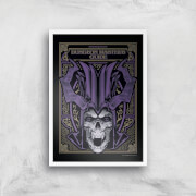 Dungeons & Dragons  Dungeons & Dragons Dungeon Master Giclee Art Print | A4 | White Frame