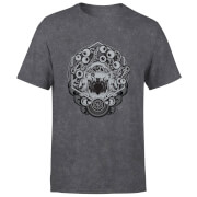 Image of Dungeons & Dragons Beholder Unisex T-Shirt - Black Acid Wash - XS - Black Acid Wash