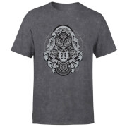 Image of Dungeons & Dragons Yuan Ti Unisex T-Shirt - Black Acid Wash - XS - Black Acid Wash