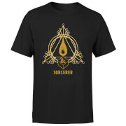 Image of Dungeons & Dragons Sorcerer Men's T-Shirt - Black - XS - Black