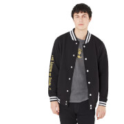 Image of Legend Of Zelda Secrets And Legends Unisex Varsity Jacket - Black/Black - S - Black