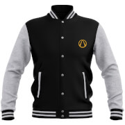 Image of Borderlands 3 Fustercluck Psycho Krieg Women's Varsity Jacket - Black / Grey - S - Black / Grey