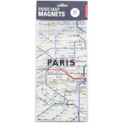 Image of Kikkerland Paris Map Magnets
