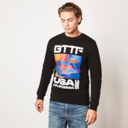 Image of Back to the Future USA35 Unisex Sweatshirt - Black - S - Black