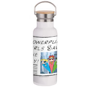 Powerpuff Girls Save The Day Portable Insulated Water Bottle - White