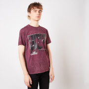 Image of The Exorcist Exorcism Unisex T-Shirt - Burgundy Acid Wash - XS - Burgundy Acid Wash